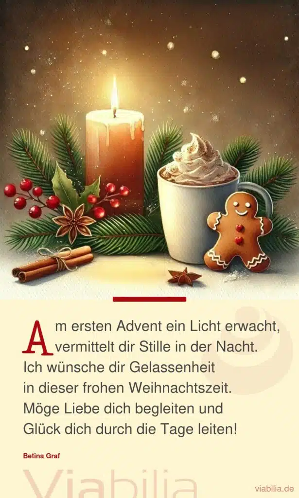 1. Advent: Grüße in Form eines Gedichts