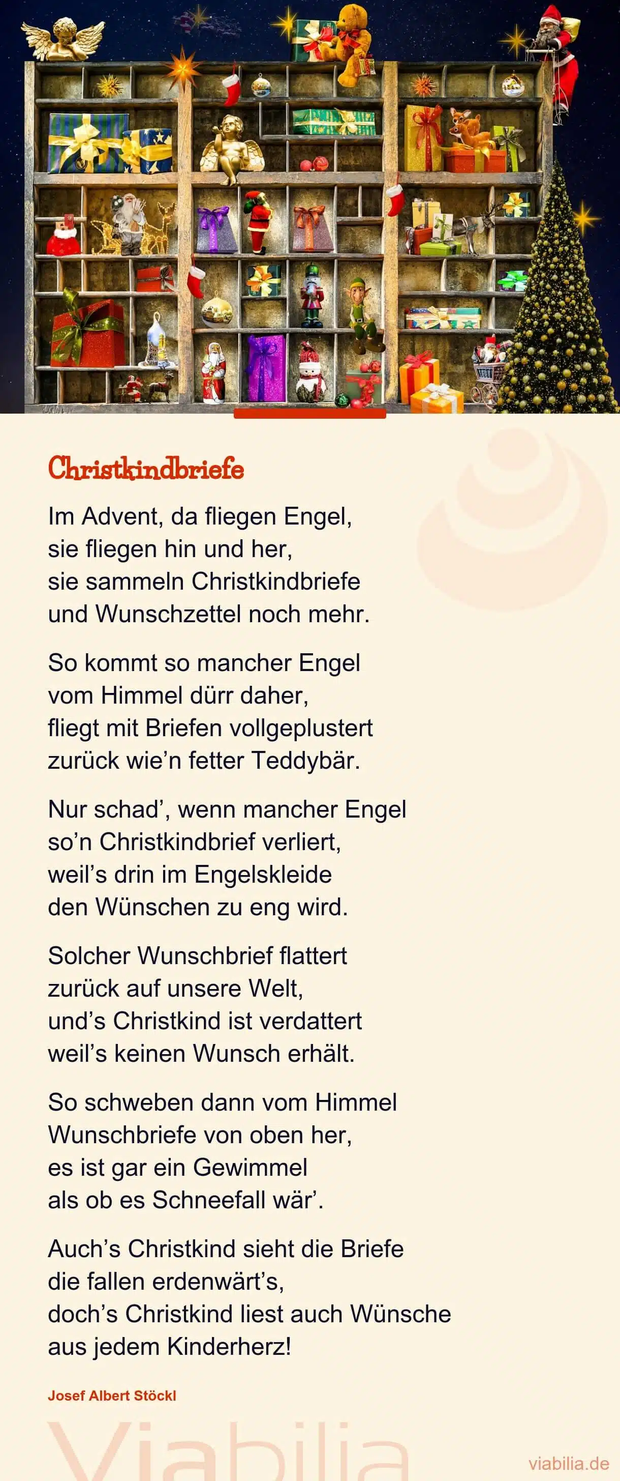 Adventsgedicht mit Engeln: Christkindbriefe