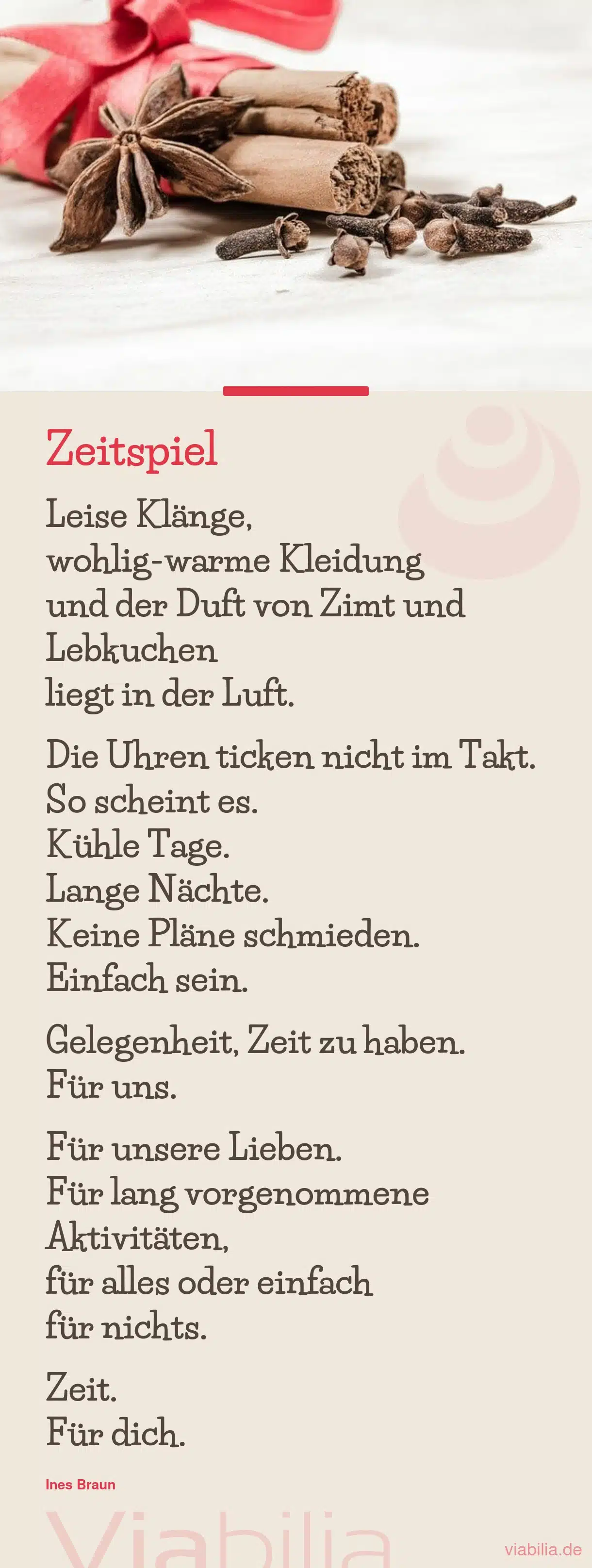 Modernes Adventsgedicht: Zeitspiel