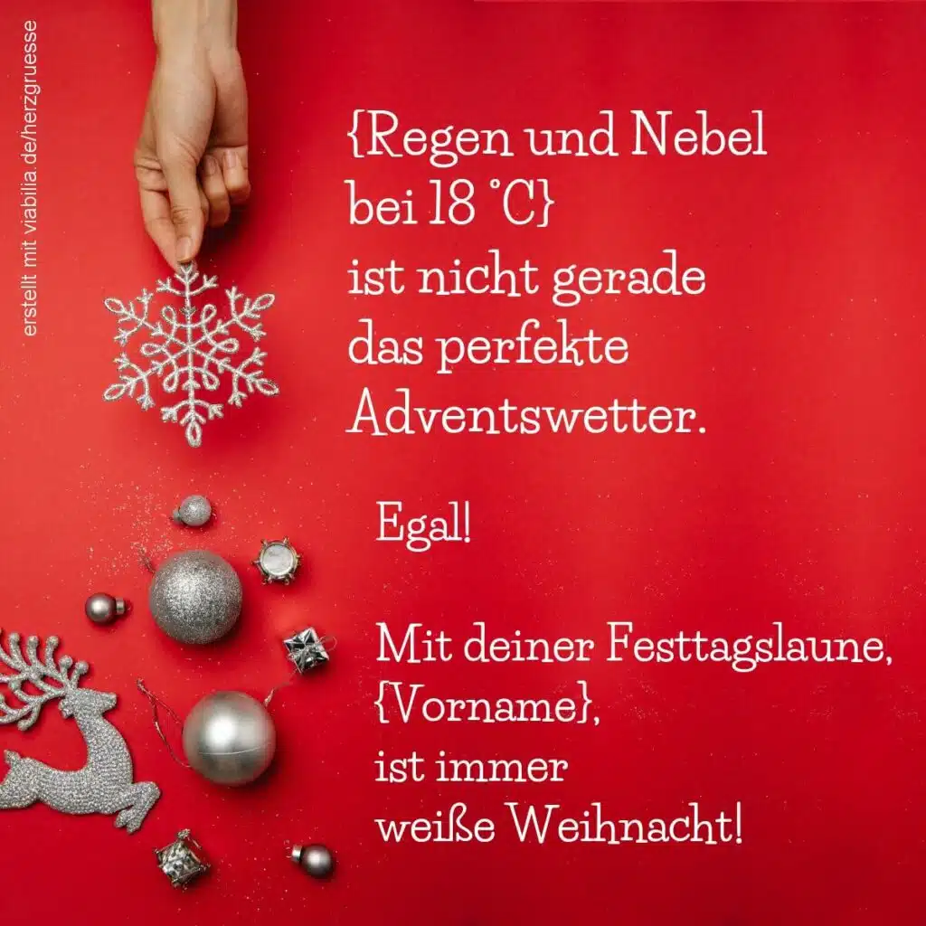 Adventsgrüße für eine gute Festtagslaune