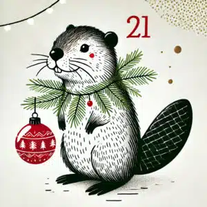 Adventskalender-Bild für Kinder zum 21. Dezember