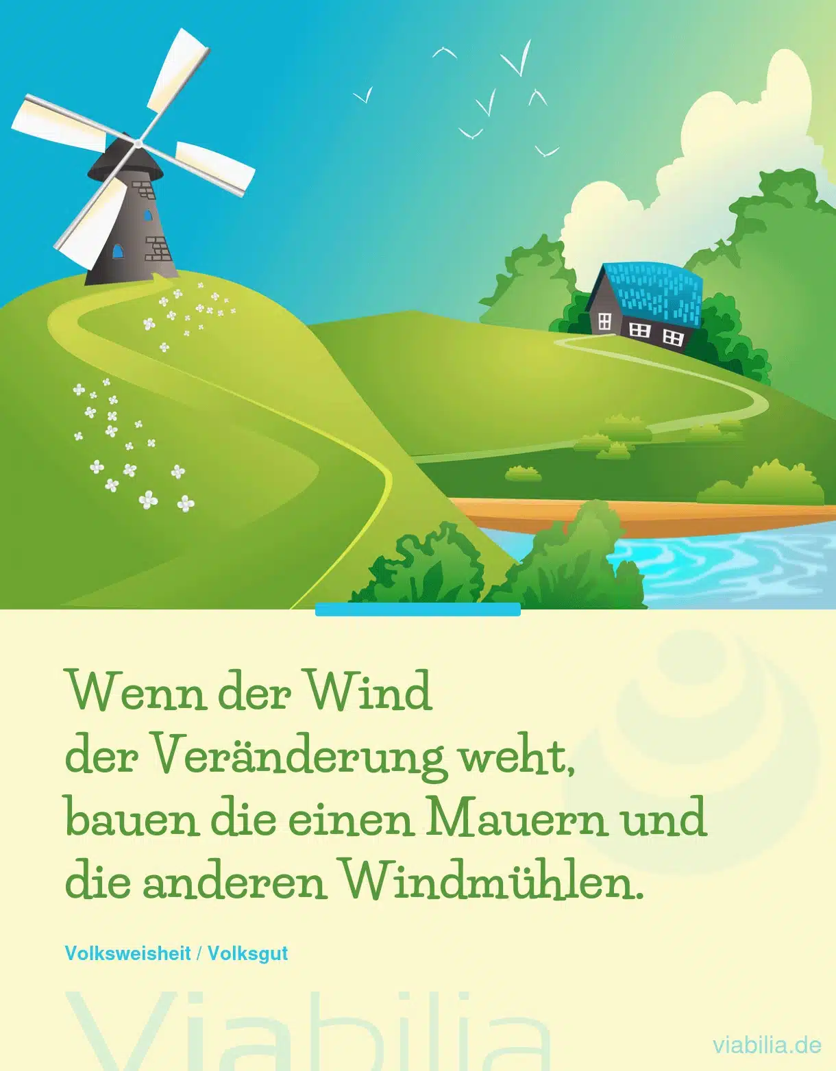 Chinesische Weisheit: wenn der Wind der Veränderung weht