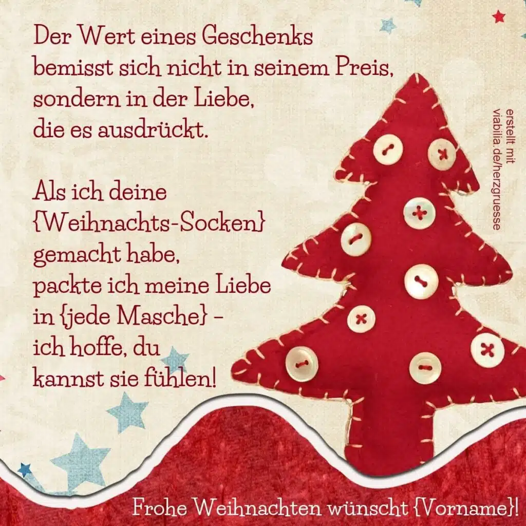 Frohe Weihnachten mit Liebe