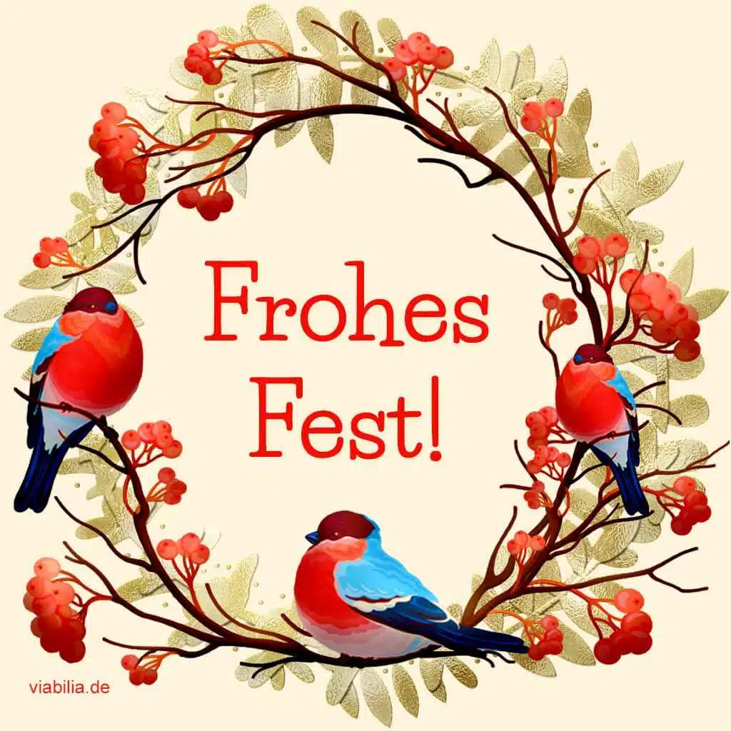 Frohes Fest und liebe Weihnachtsgrüße!