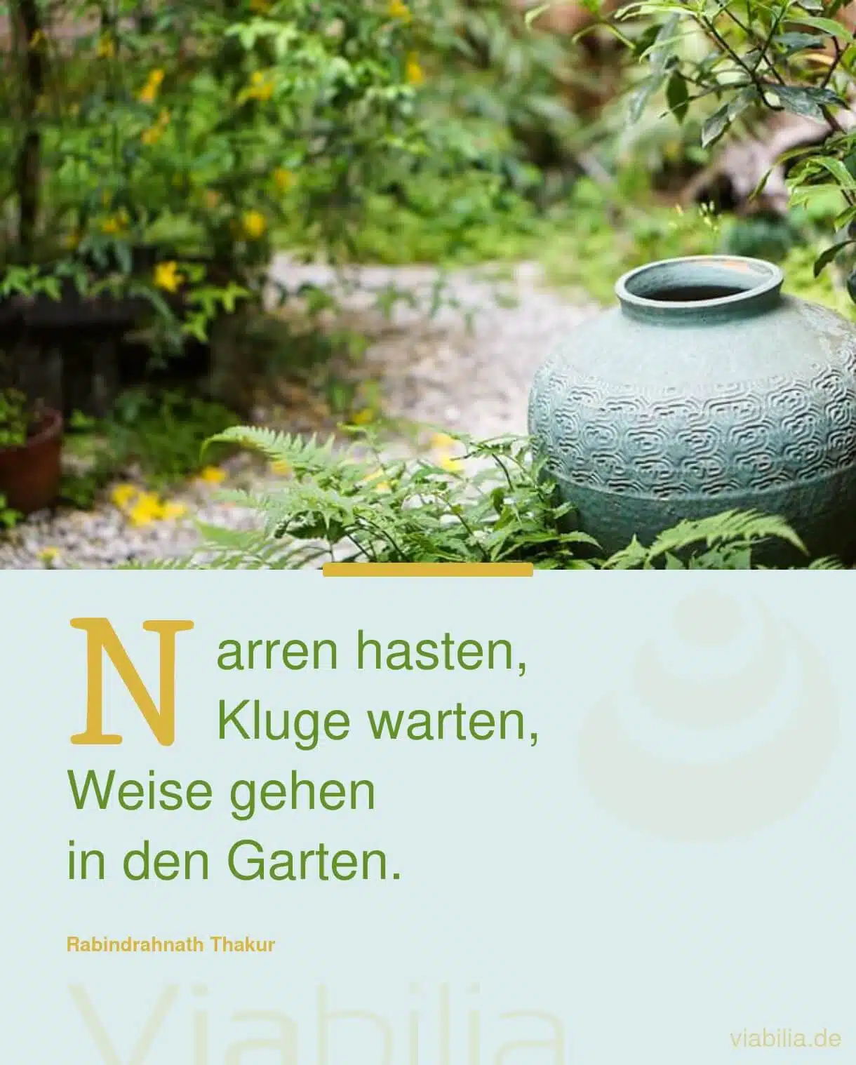 Weise und Garten