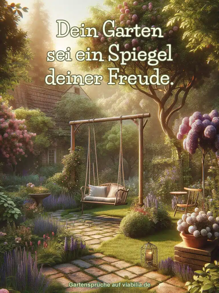 Gartensprüche Bild