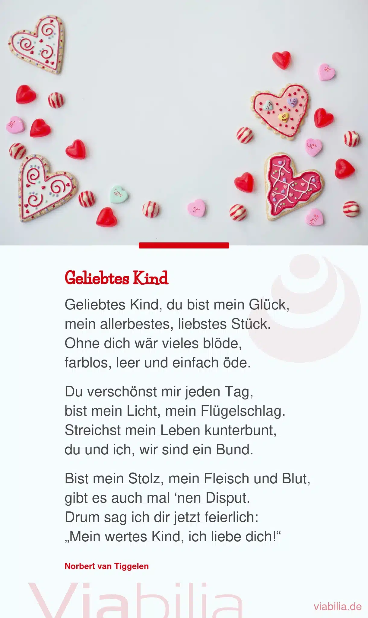 Gedicht: geliebtes Kind