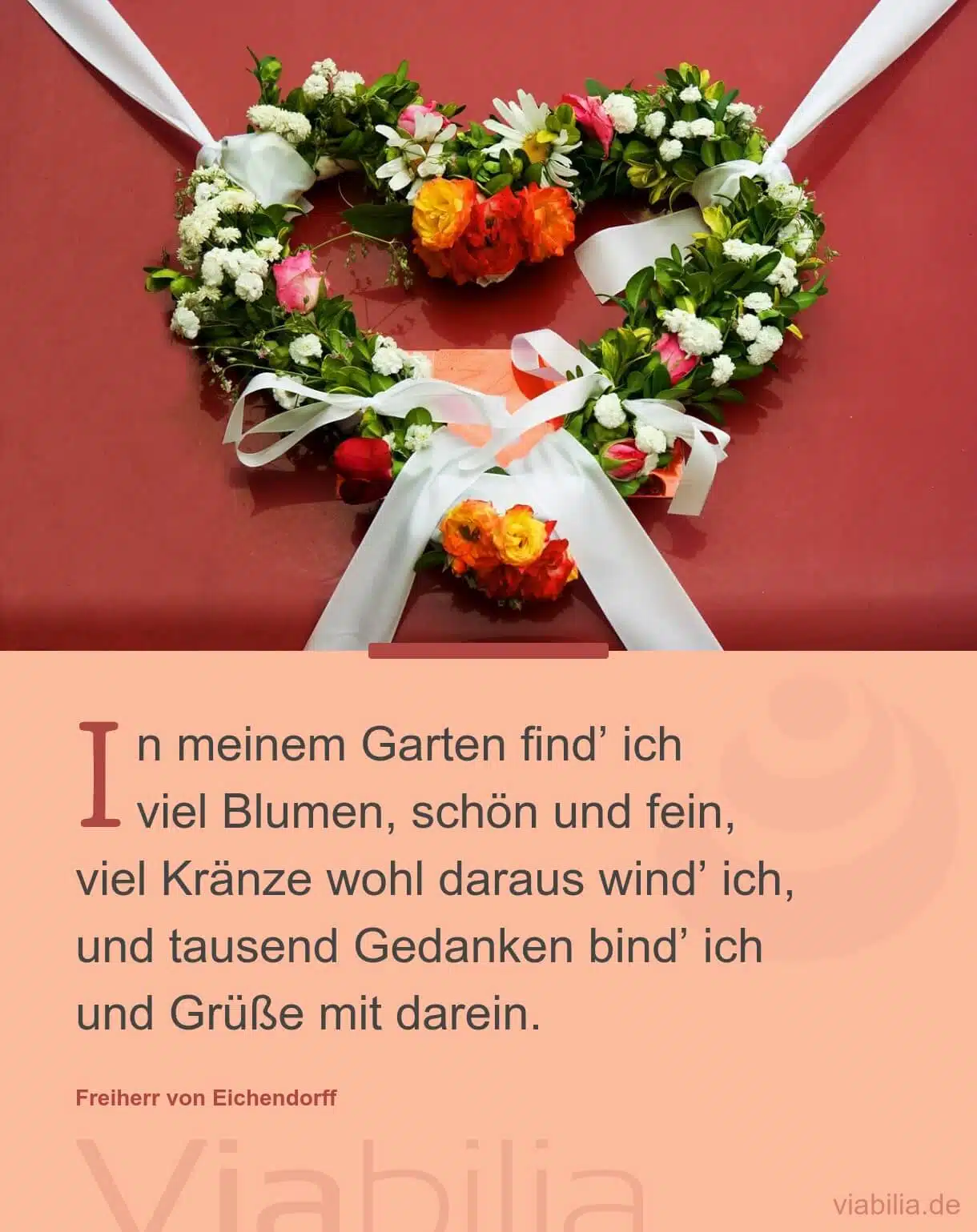 Geburtstagsgedicht: in meinen Garten