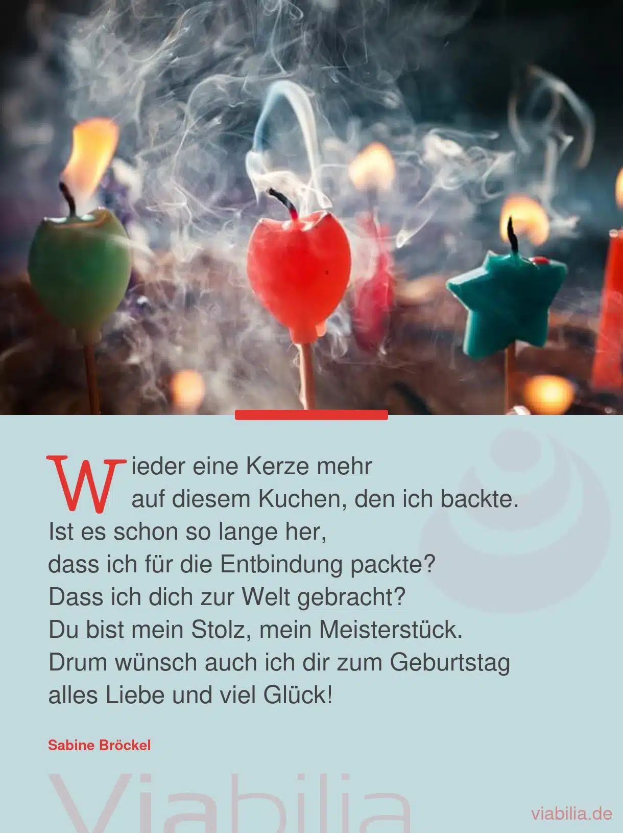  Geburtstag Kerze