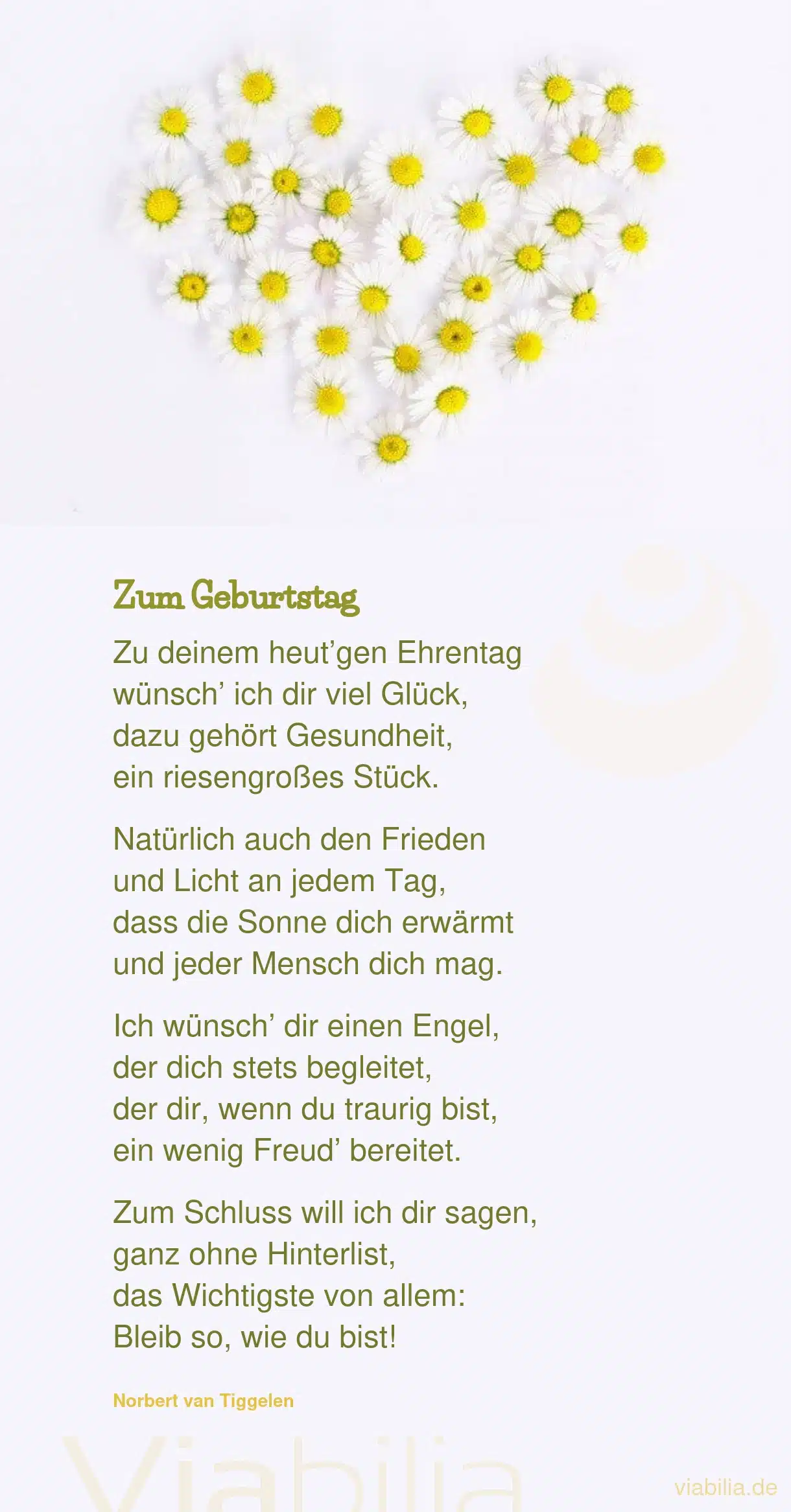 Geburtstagsgedicht: zu deinem Ehrentag