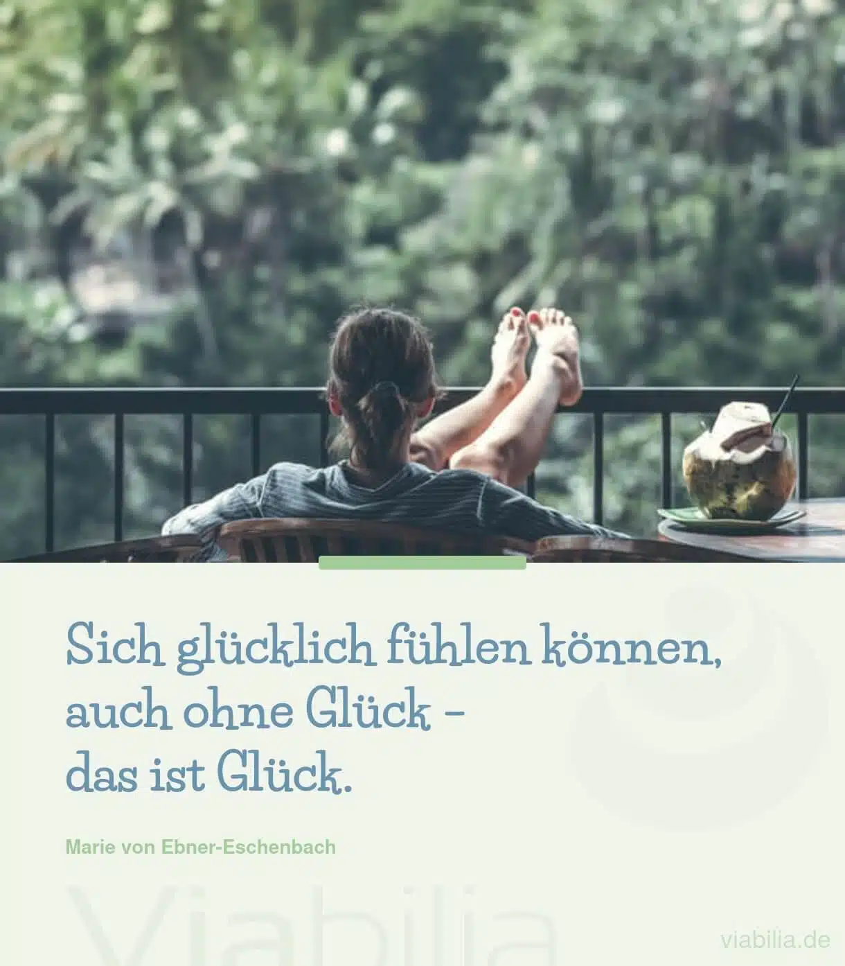 Spruch über inneres Glück