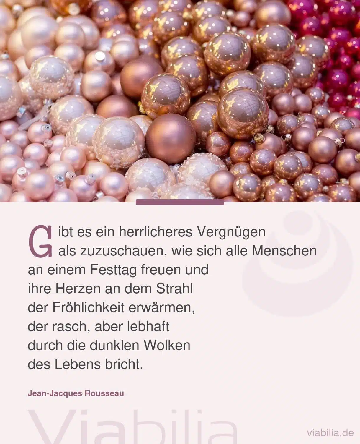 Kurze Weihnachtssprüche, hier über die Freude an den Festtagen