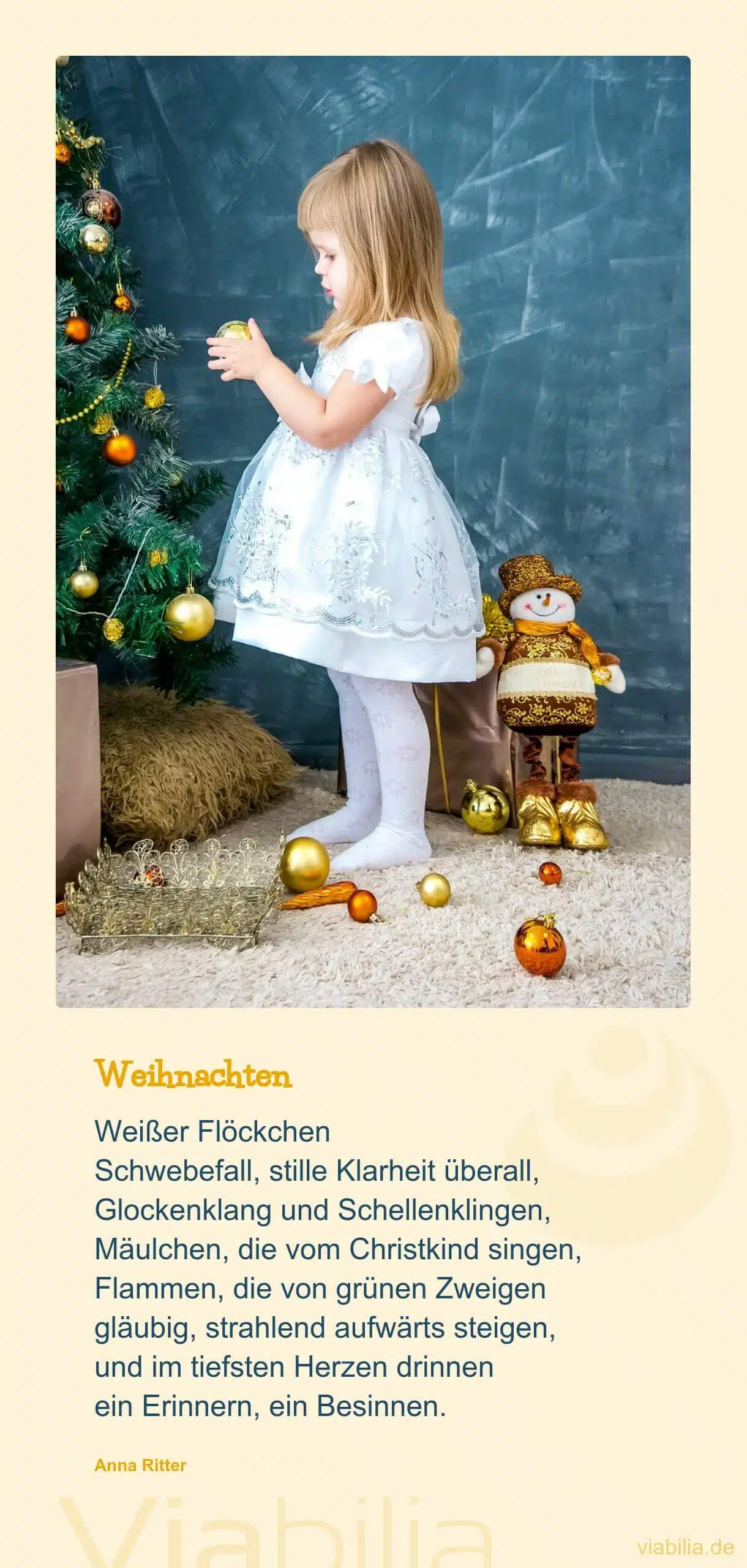 Kurzes Weihnachtsgedicht bzw. kurzer Weihnachtsspruch