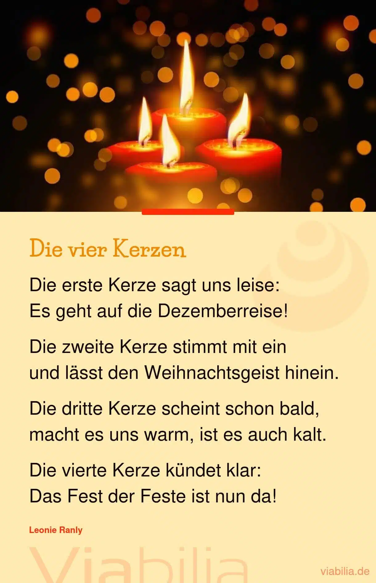 Modernes Adventsgedicht: Dezemberreise