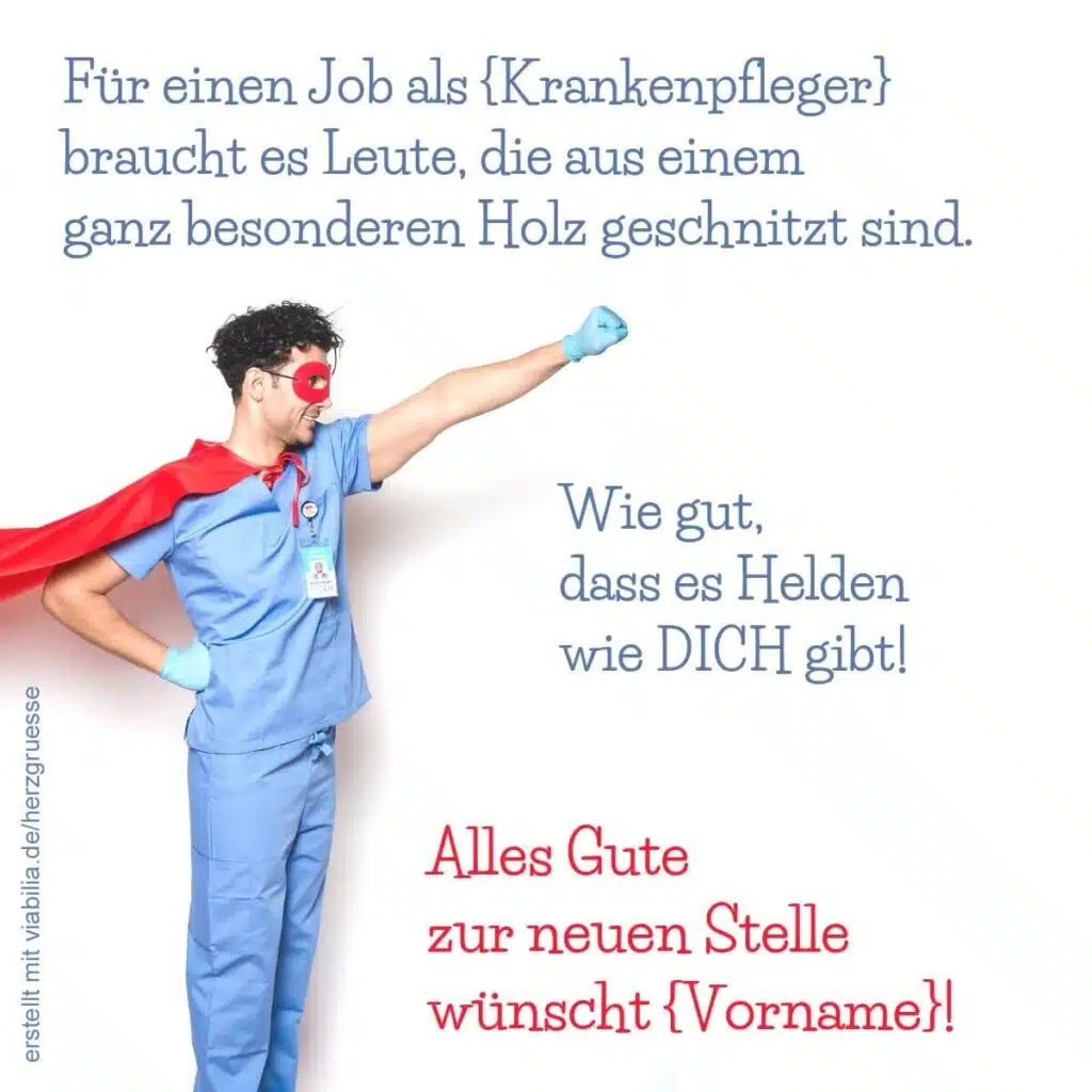 Neuanfang im Job, zum Beispiel als Krankenpfleger