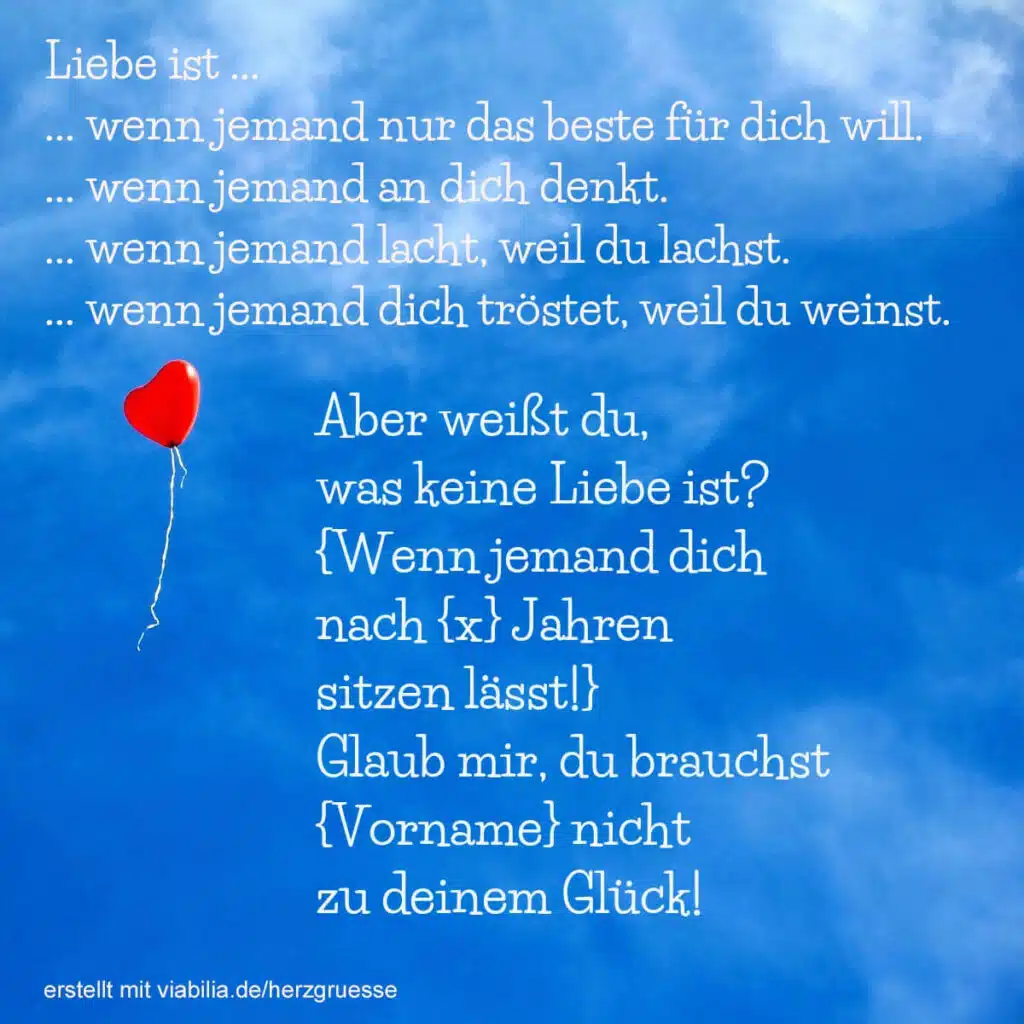 Neubeginn nach Trennung: was Liebe ist und was nicht