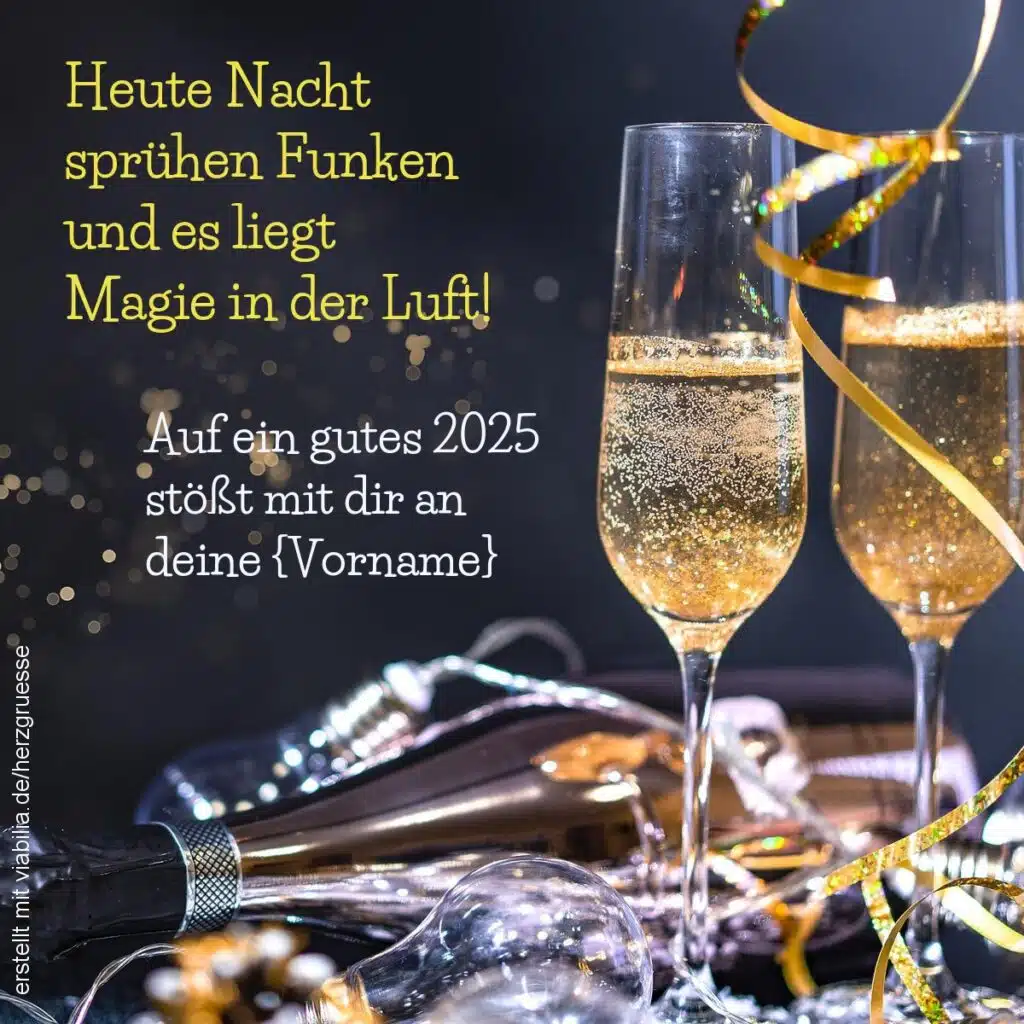 Neujahrswünsche voller Magie