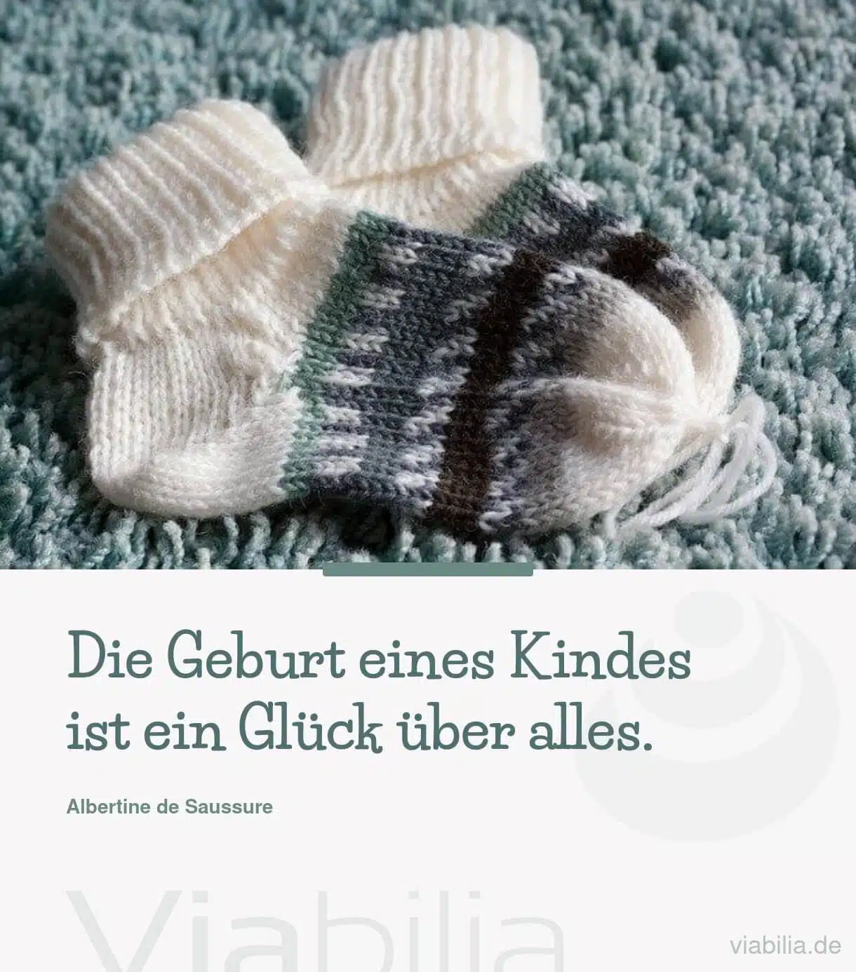 Spruch über das Glück zur Geburt eines Kindes