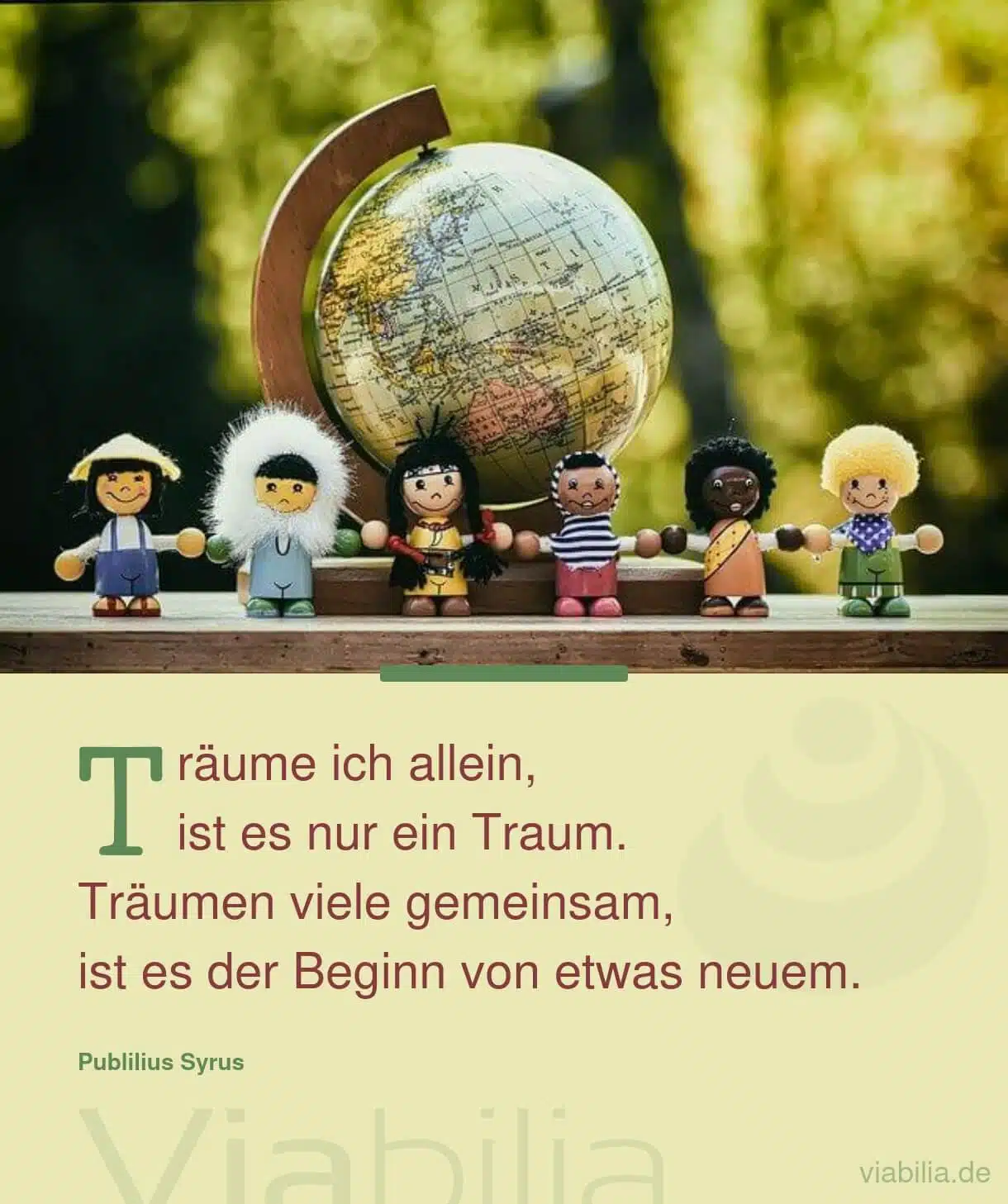 Spruch: gemeinsam träumen