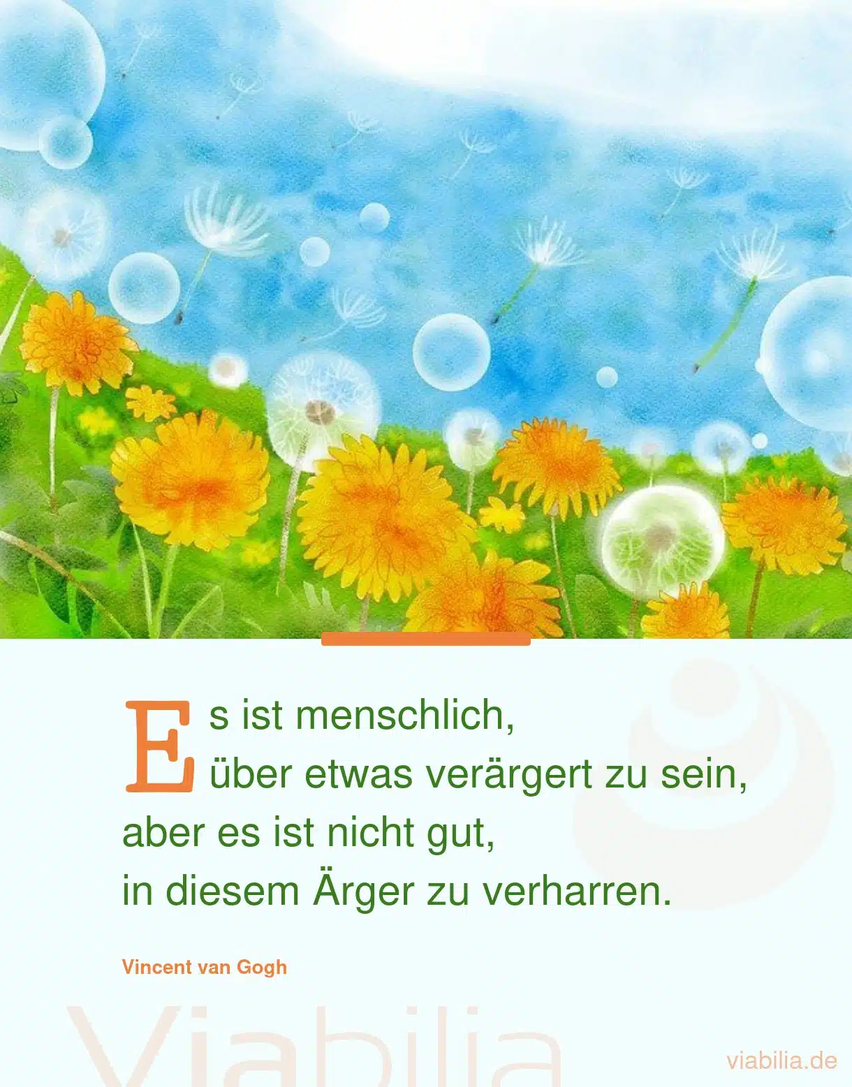 Kurzer Spruch über Ärger