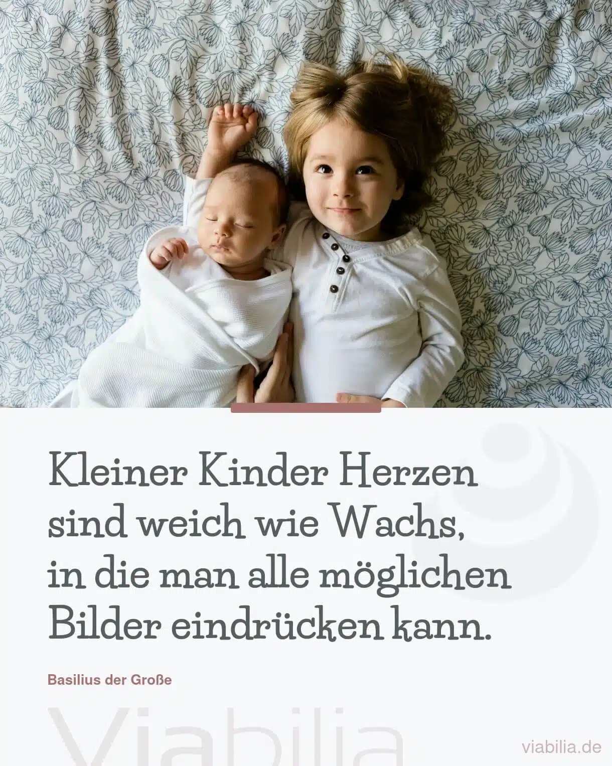 Herzensspruch: kleiner Kinder Herzen