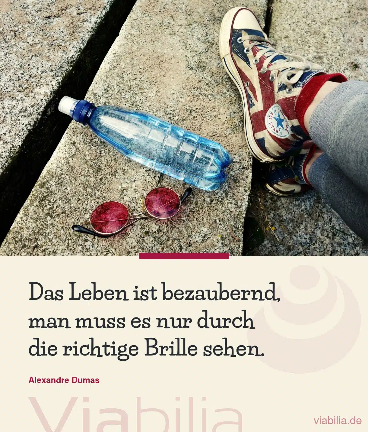 Spruch: das Leben ist bezaubernd