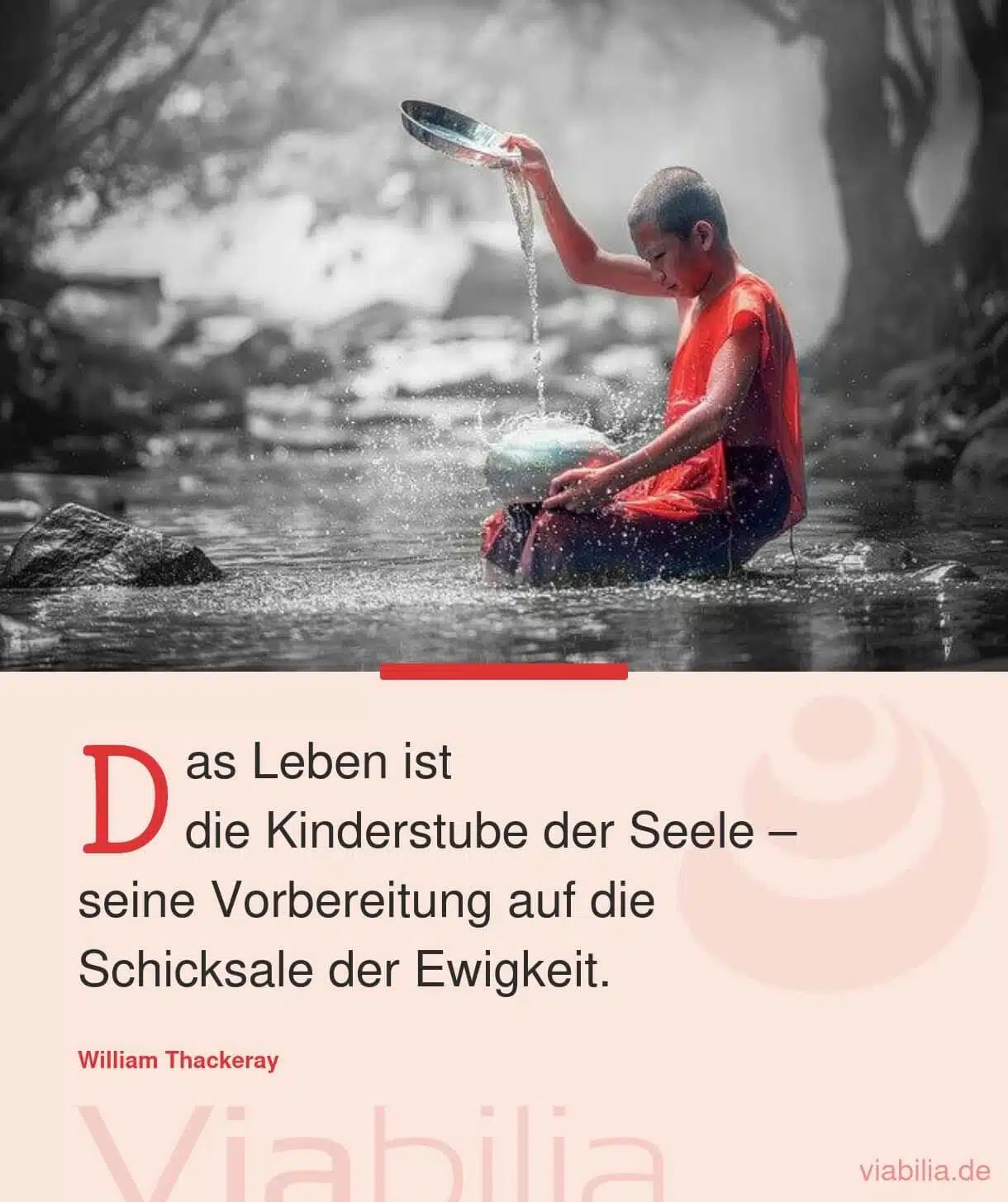 Spruch über das Leben und die Seele in Ewigkeit