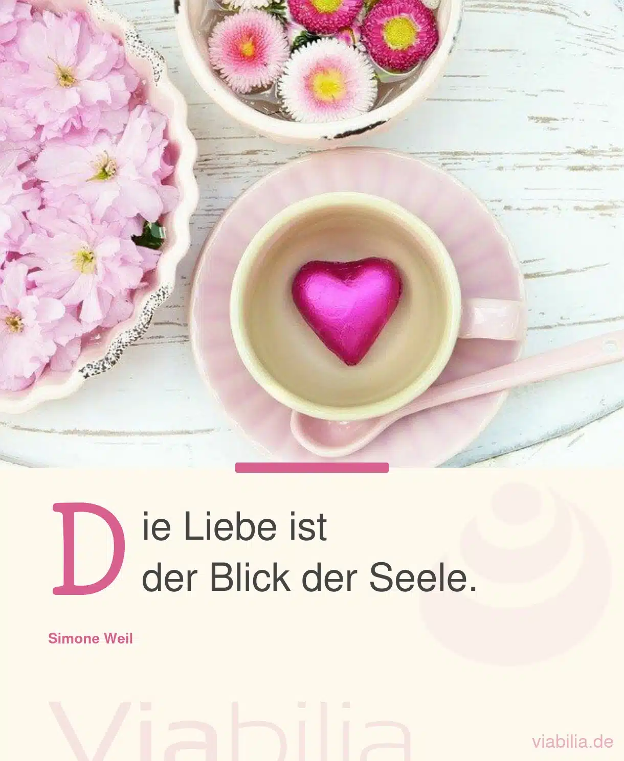 Liebesspruch über die Liebe und die Seele