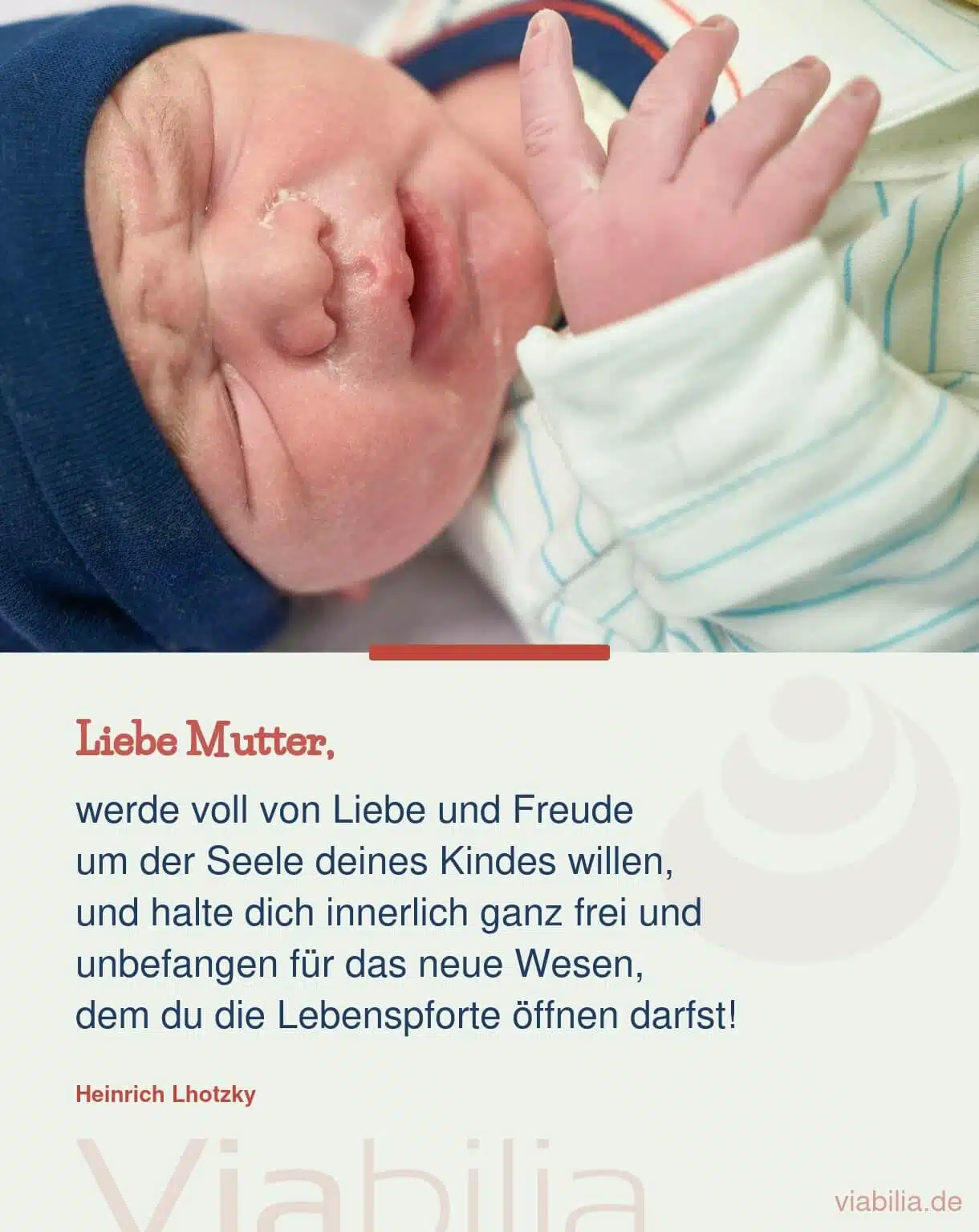 Spruch liebe Mutter, über die Seele des Kindes