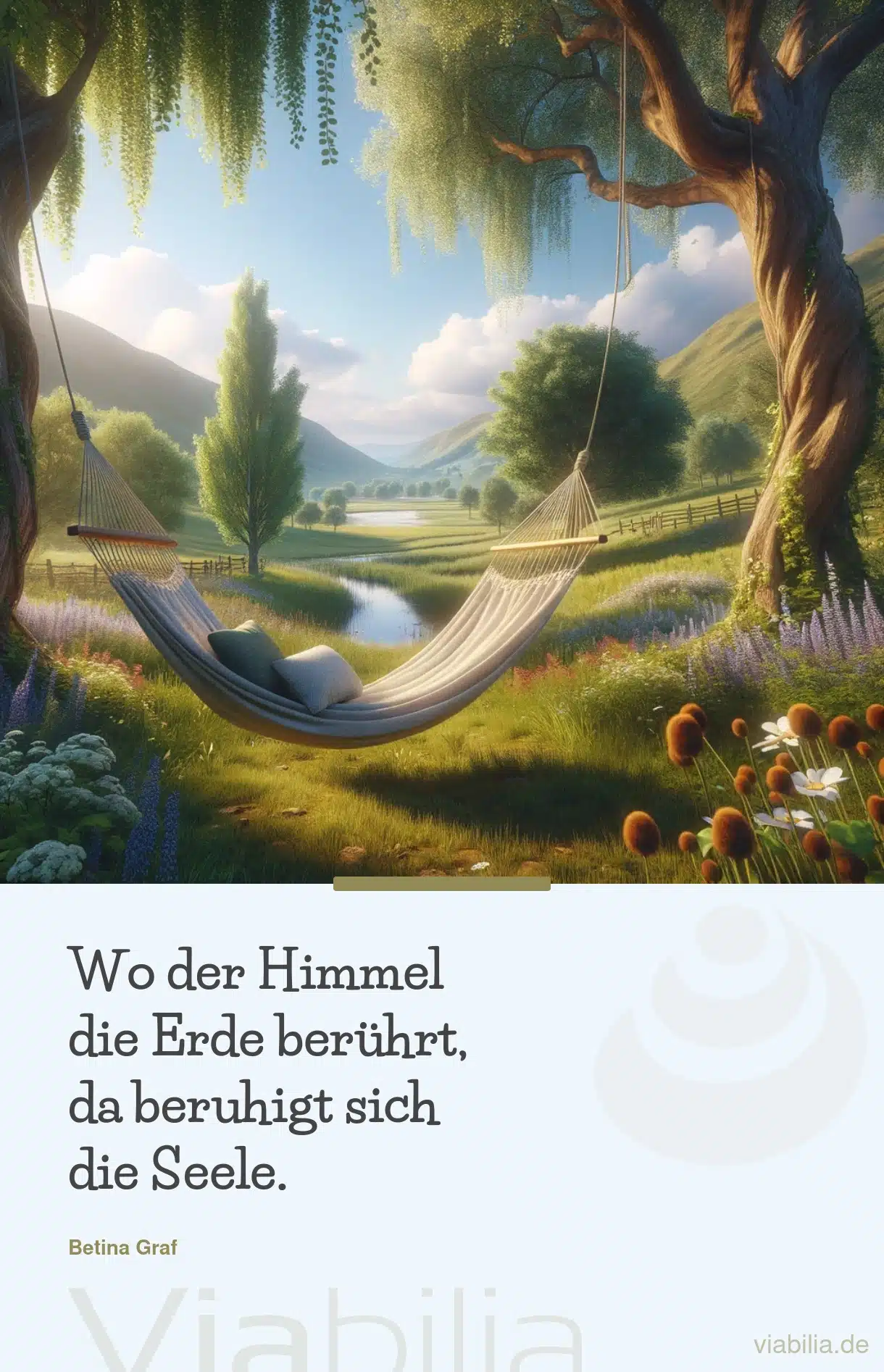 Naturnaher Spruch über die Seele