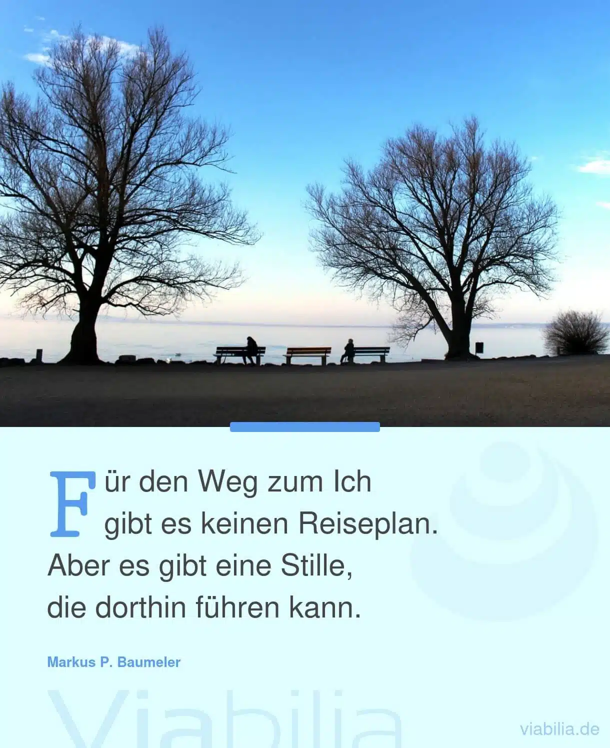 Spruch über den Weg zum Ich