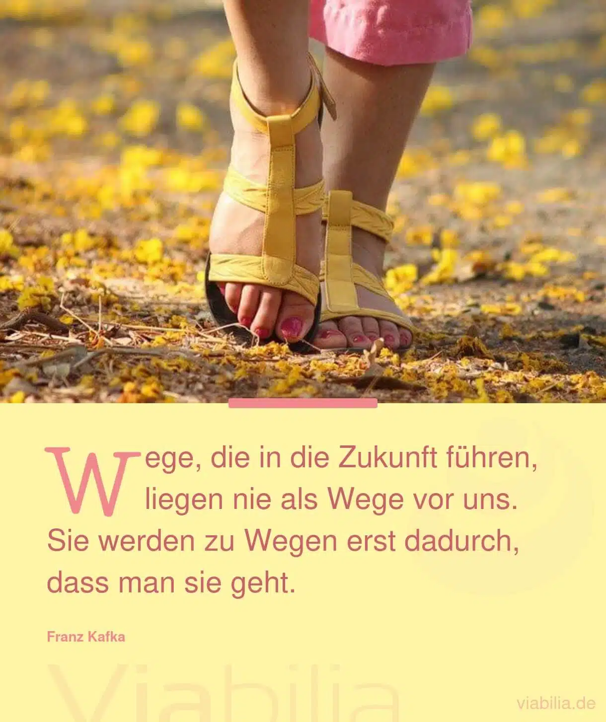 Spruch über Wege in die Zukunft