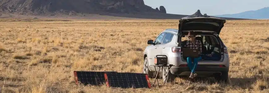 Solarstrom mobil in der Wüste nutzen