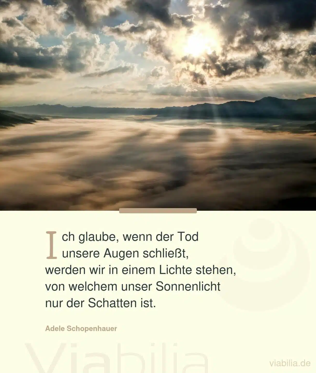 Trost spendender Spruch bei Tod