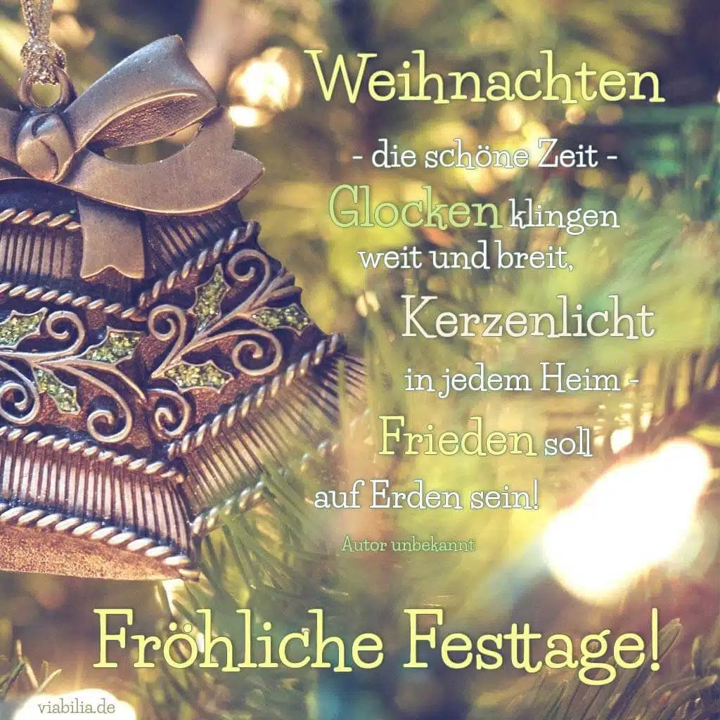 Fröhliche Festtage!

Weihnachten - die schöne 