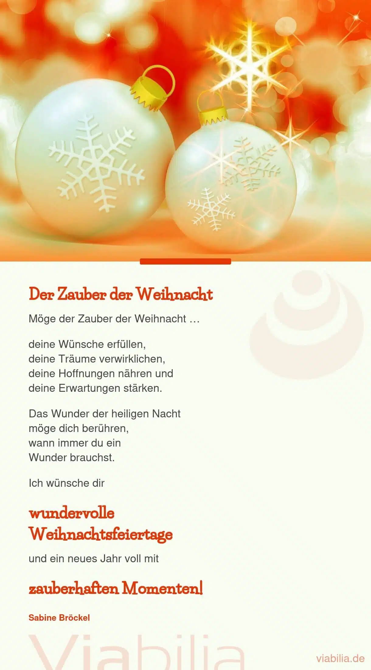 Text für Weihnachtskarten kostenlos zum Abändern