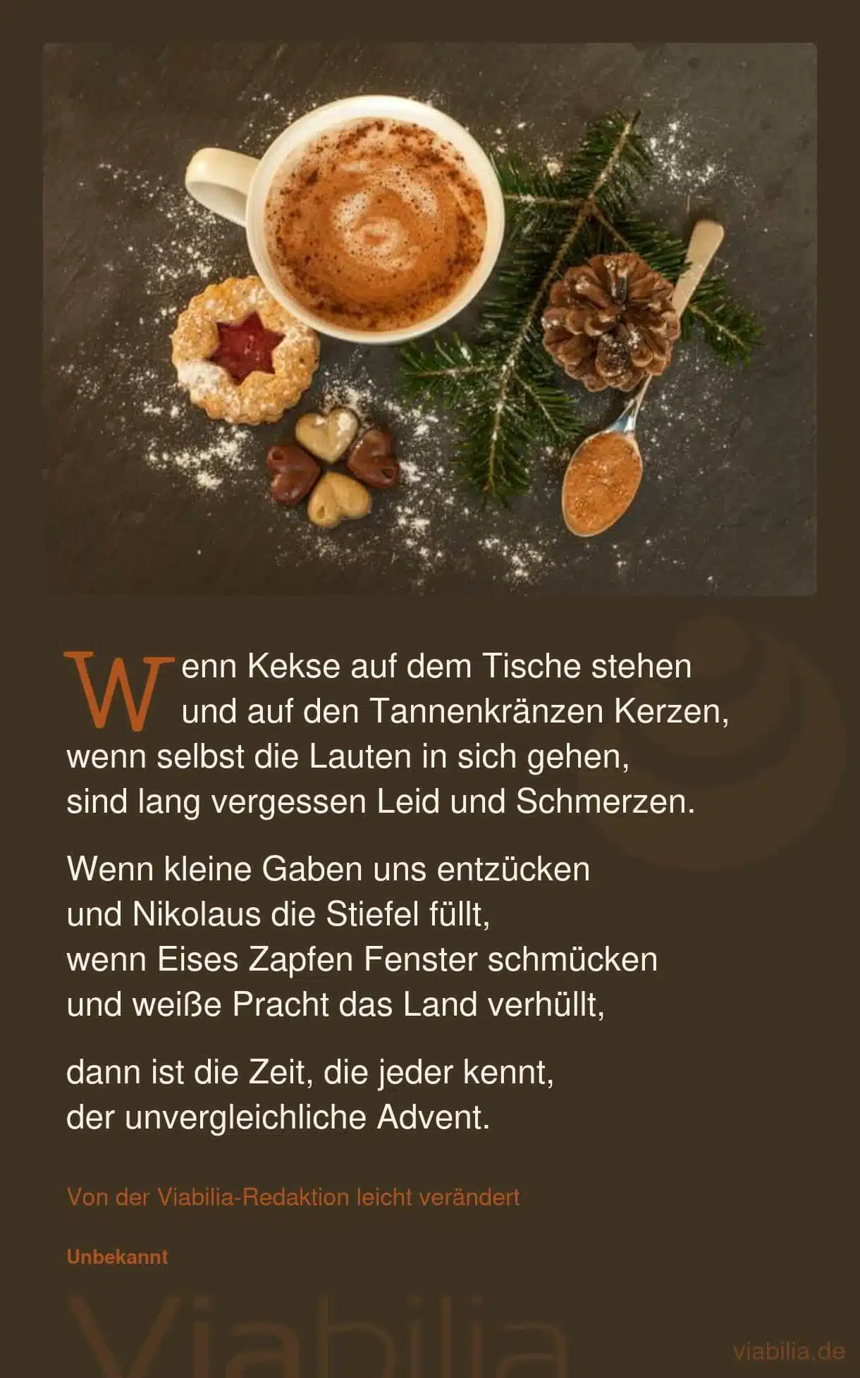 Gedicht über den Advent und Nikolaus