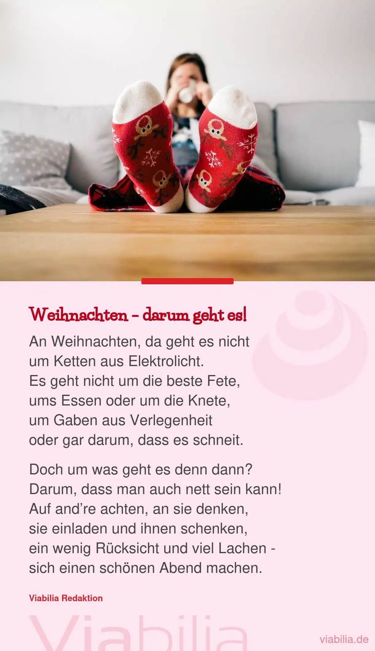 Adventsgedicht bzw. Weihnachtsgedicht: worum es Weihnachten geht