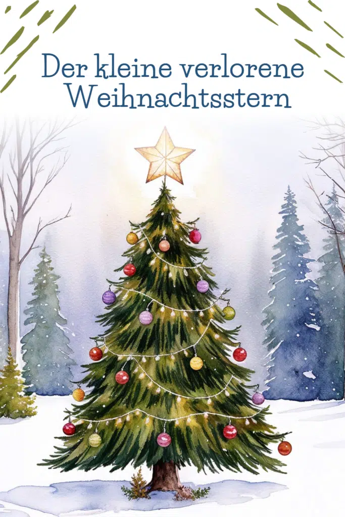 Weihnachtsgeschichte Der kleine verlorene Weihnachtsstern