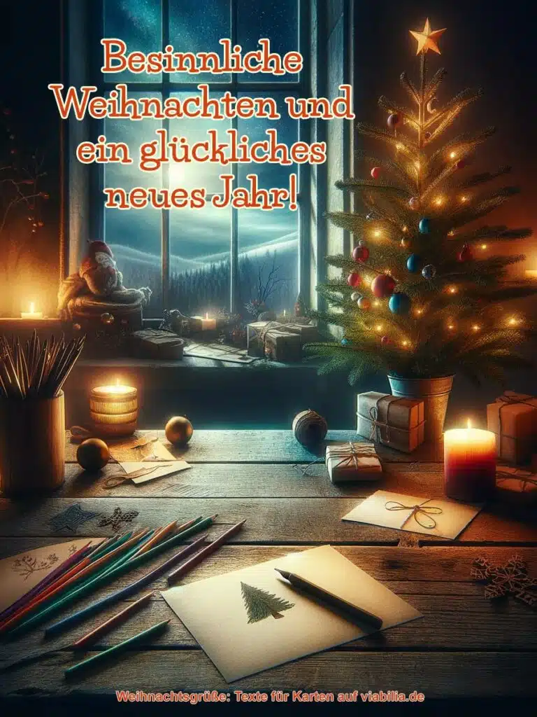 Weihnachtsgrüße: Texte für Karten