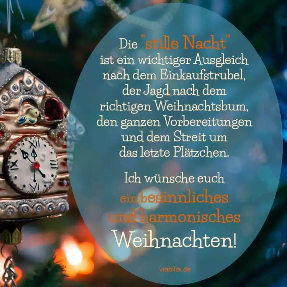 Weihnachtsgruß Stille Nacht